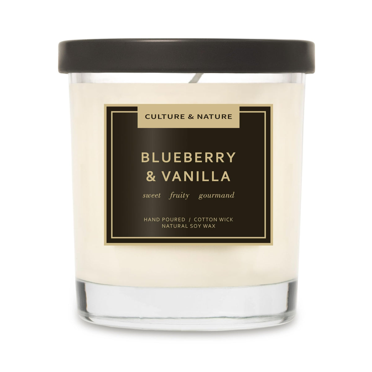Main image of CULTURE & NATURE 7oz Soy Wax Candle in Blueberry & Vanilla