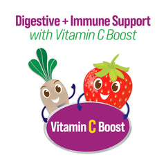 Close-up of Berry Flavor Culturelle Kids probiotic gummies