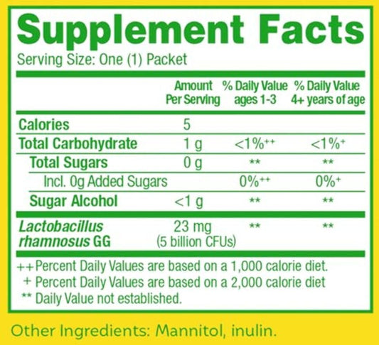 Box of Culturelle Kids Daily Probiotic Packets
