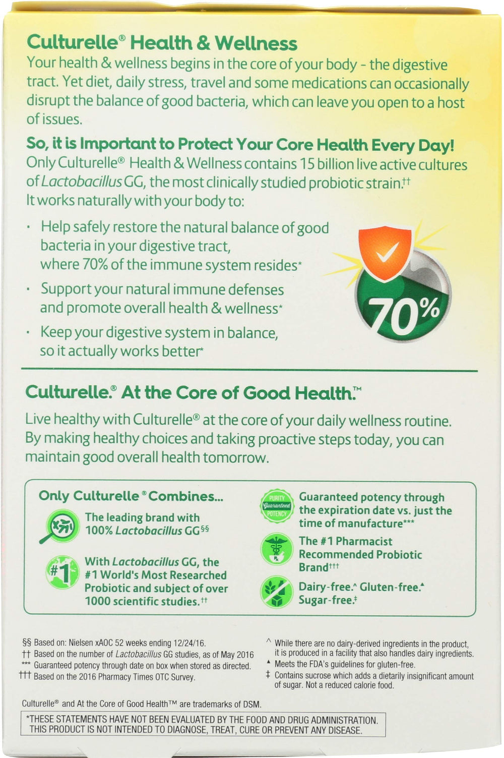 Digestive system illustration highlighting Culturelle probiotic benefits