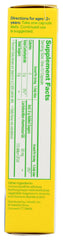 Close-up of Culturelle probiotic capsules, side view