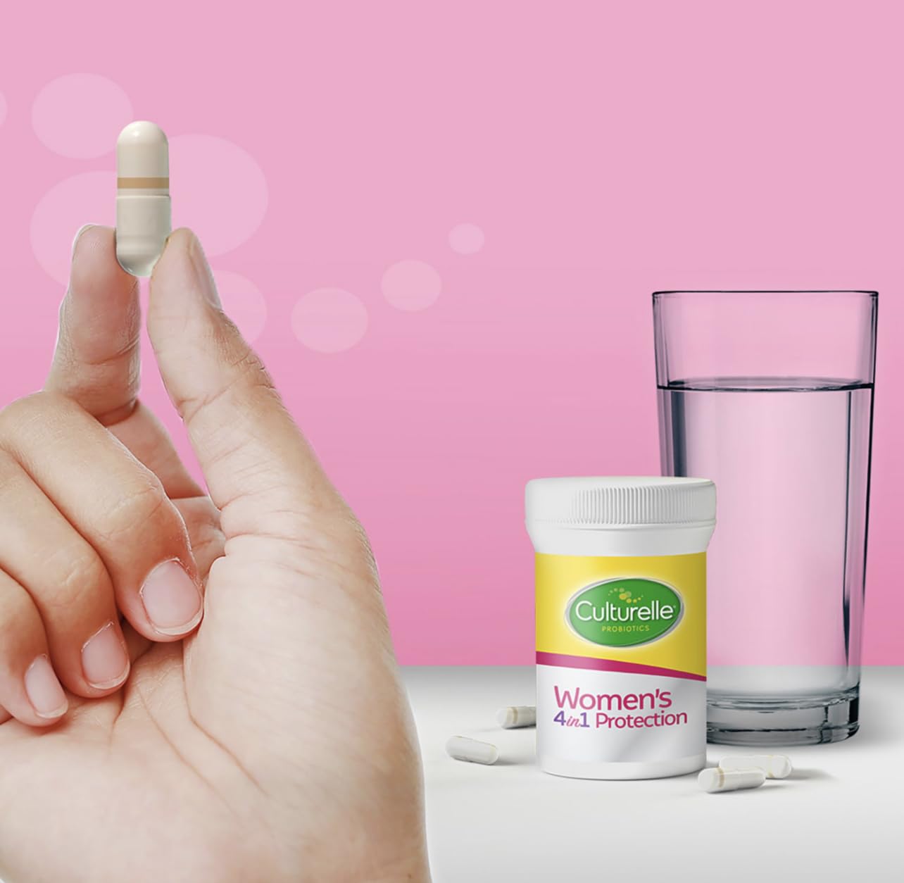 Front view of Culturelle Women’s Healthy Balance 60-count 2-pack bottle