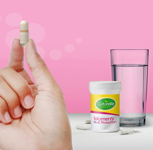 Front view of Culturelle Women’s Healthy Balance 60-count 2-pack bottle