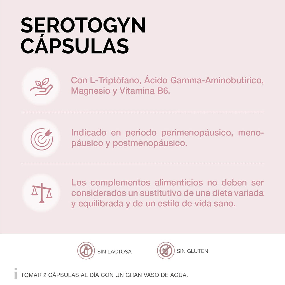 Front view of Cumlaude Lab Serotogyn packaging