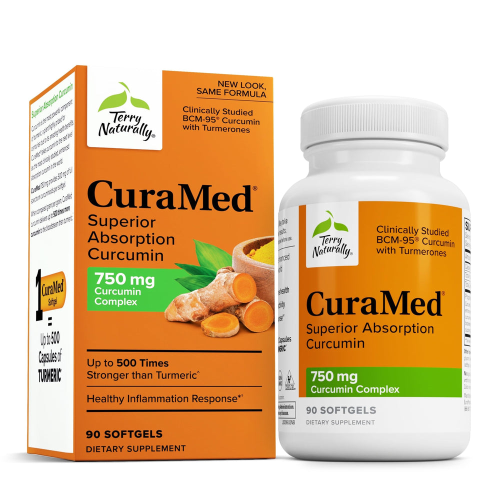 CuraMed 750mg bottle front view