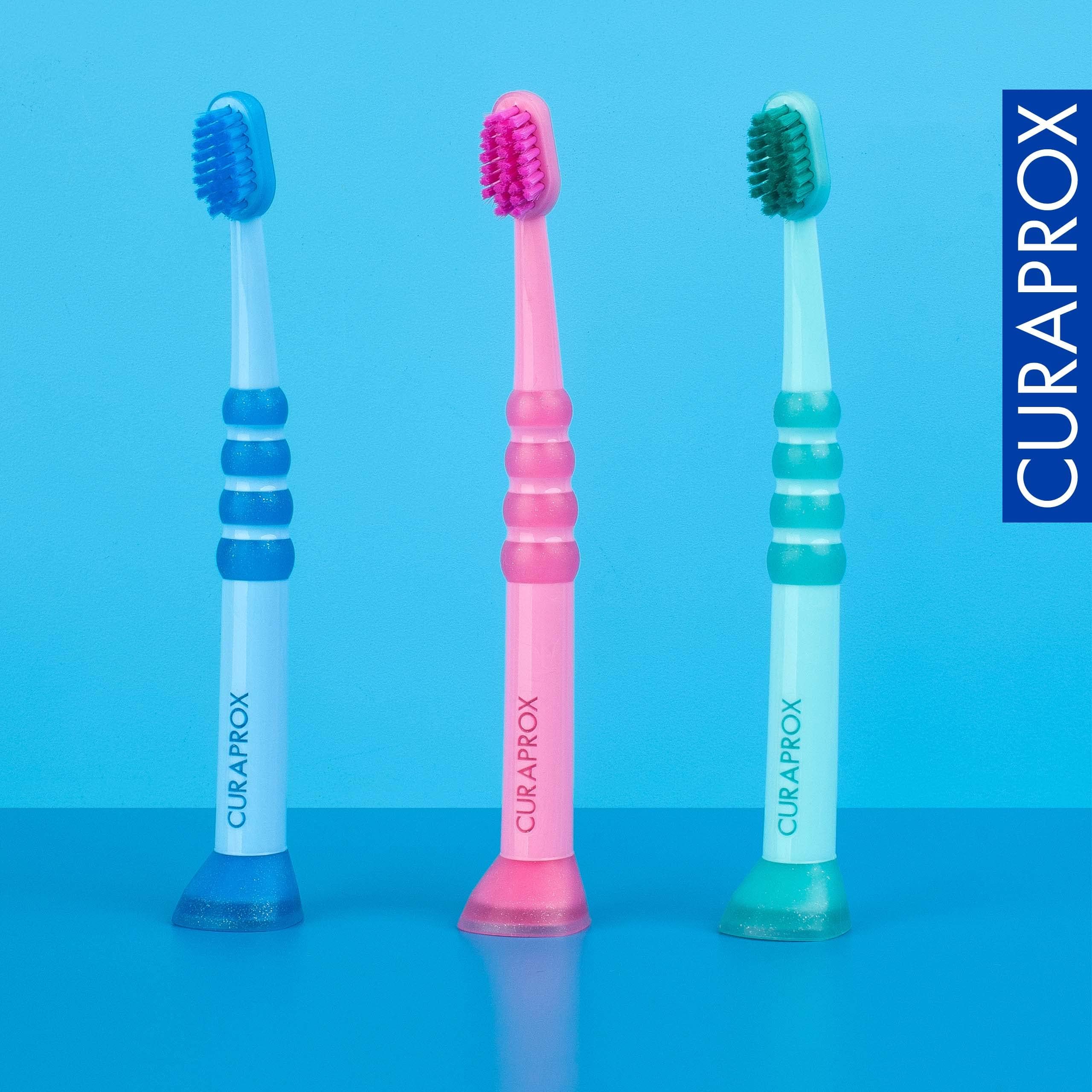 Rounded handle for easy grip by children