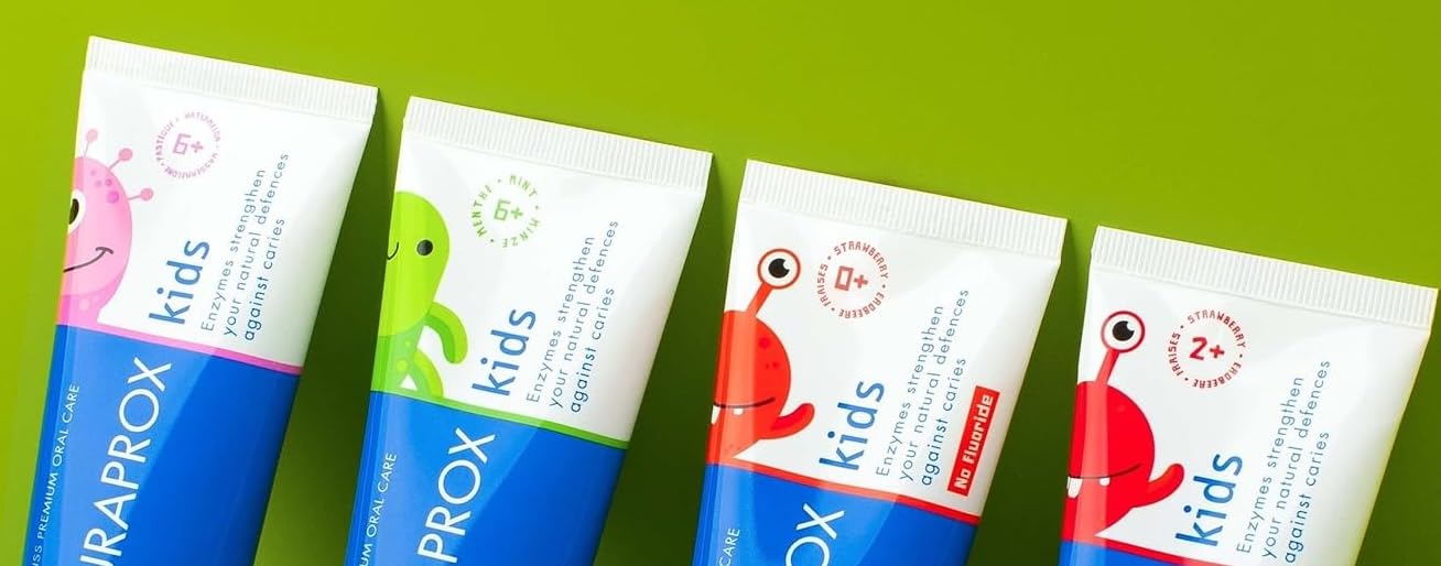 Product gallery image of Curaprox Kids toothpaste display