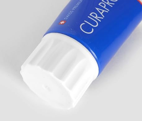 Close-up of Watermelon flavored toothpaste swirl
