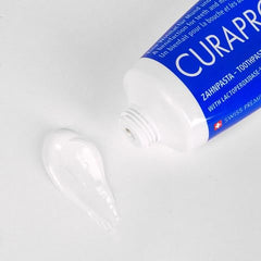 Tube of Curaprox Enzycal toothpaste with 75ml size