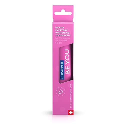 Close-up of watermelon-flavored toothpaste texture