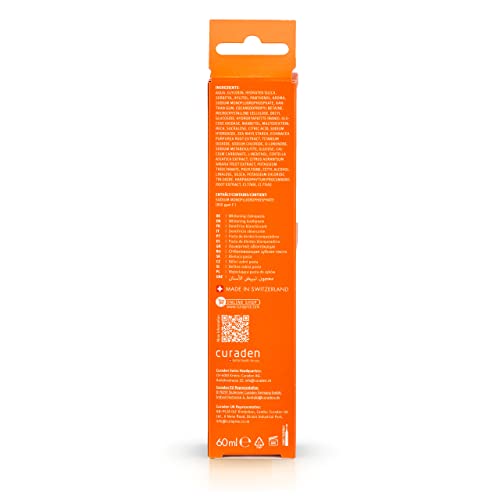 Enzymatic whitening toothpaste concept image