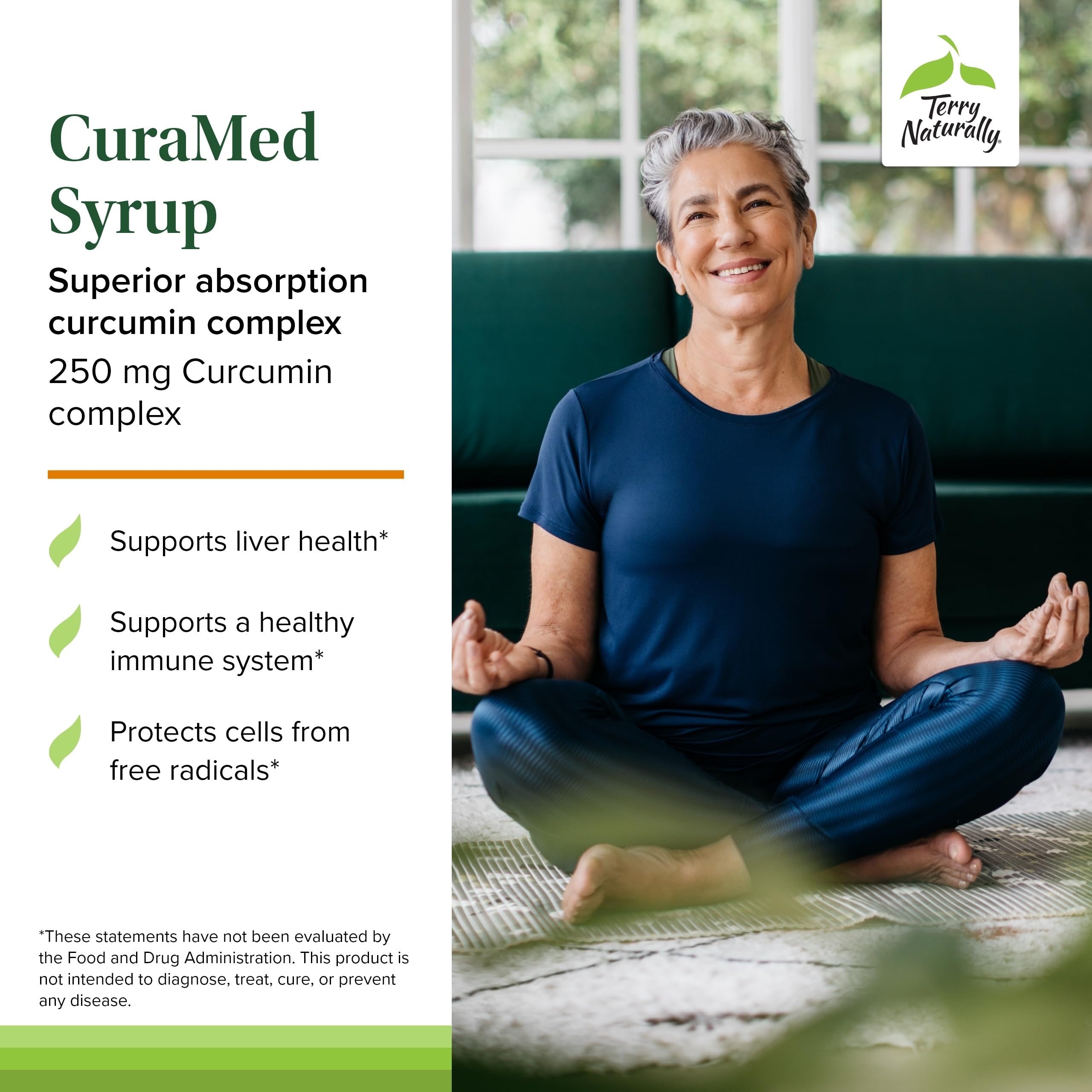 Graphic illustrating curcumin absorption formula with turmeric essential oil