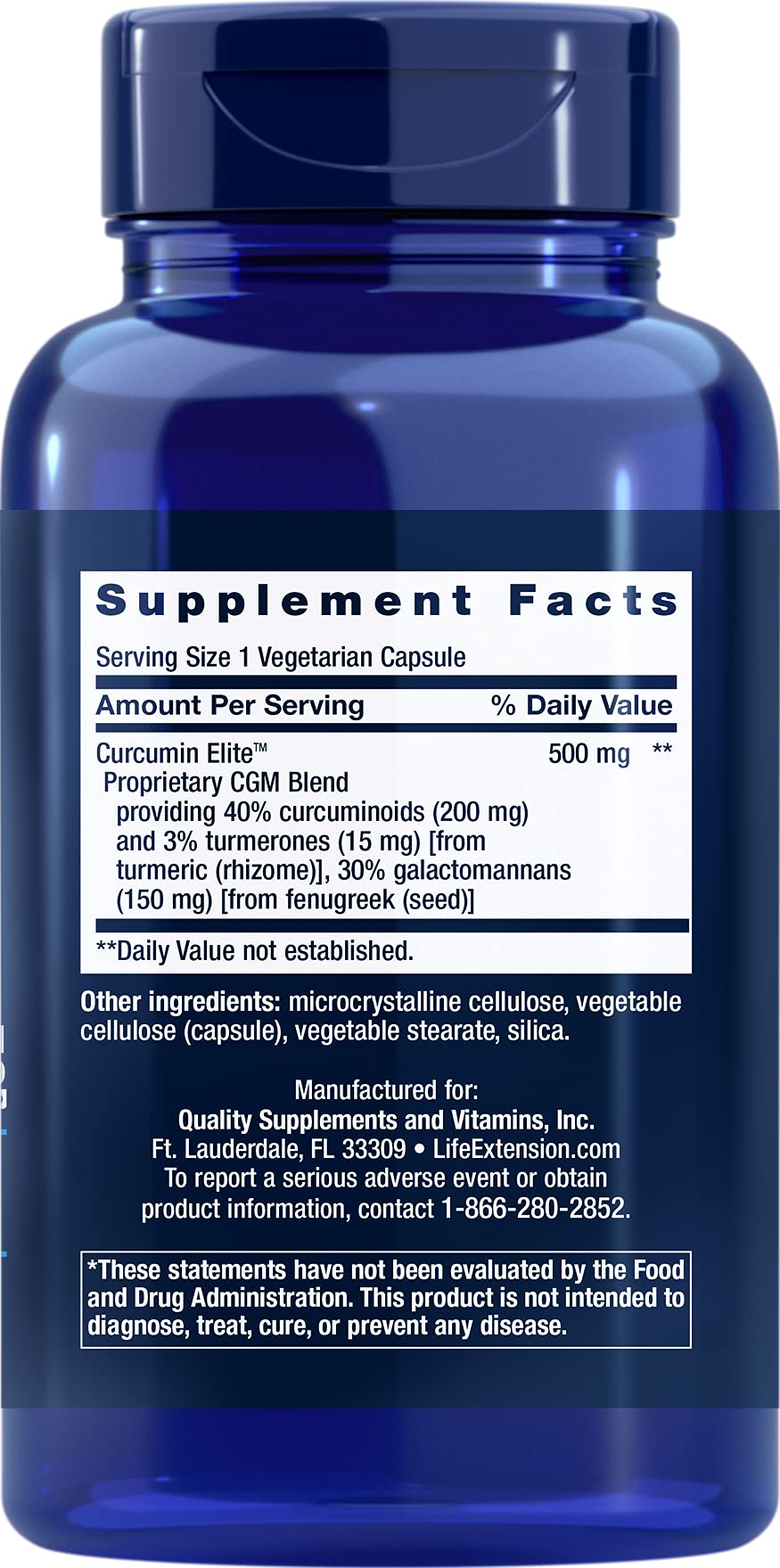 Curcumin Elite FenuMAT technology for enhanced absorption