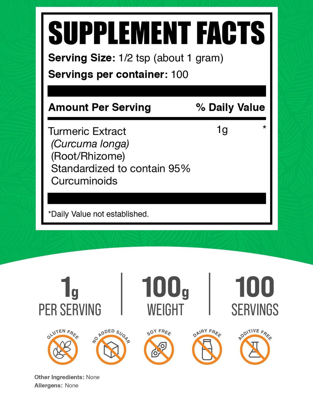 Curcumin turmeric powder supplements image