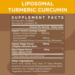 Curcuminoids 95% standardized, 2200 mg per serving