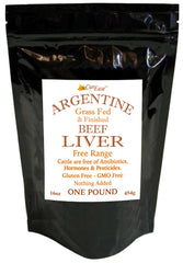 Front view of CurEase Argentine Grass-Fed Beef Liver Powder 1 lb canister