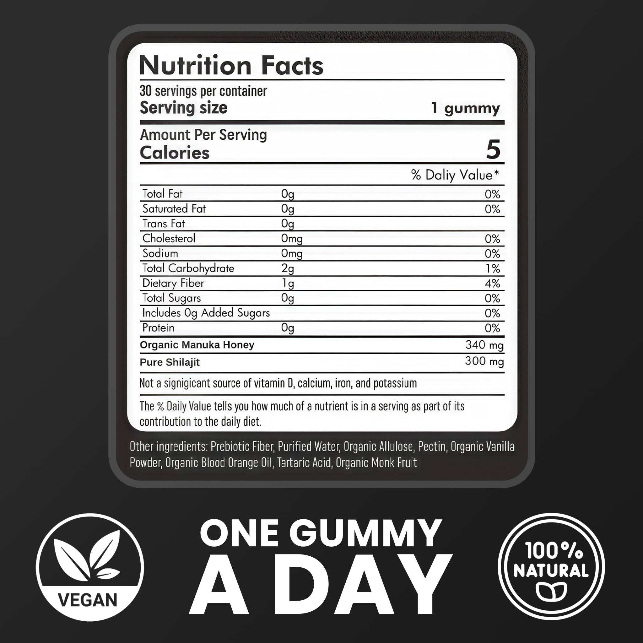 Wellness lifestyle with daily Shilajit gummies