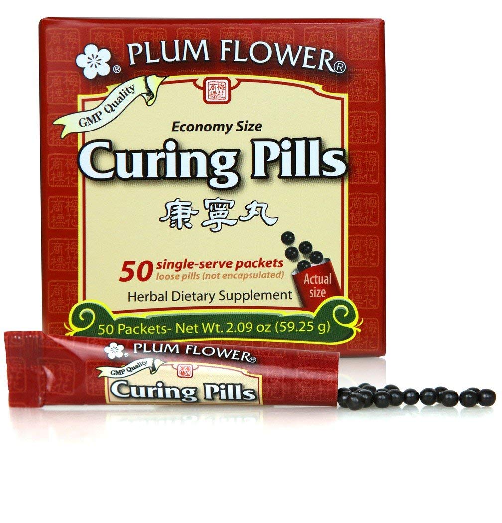 Curing Pills Stick Pak Kang Ning Wan Economy Plum Flower by Mayway Pack of 50