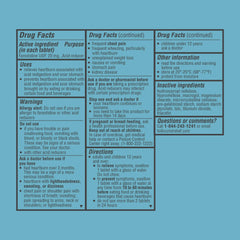 Curist Famotidine 20mg serving size info for proper daily use and storage.