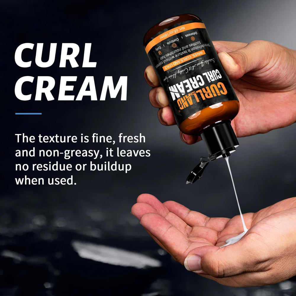 Curlland Curl Cream with keratin boost supports strand strength