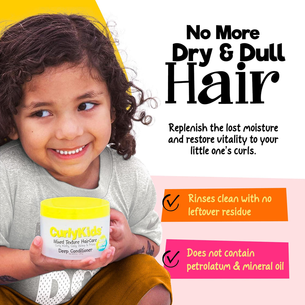 CurlyKids wash-day scene with bottle on bathroom sink