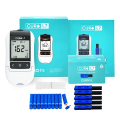 CURO-L7 all-in-one home cholesterol test kit front view