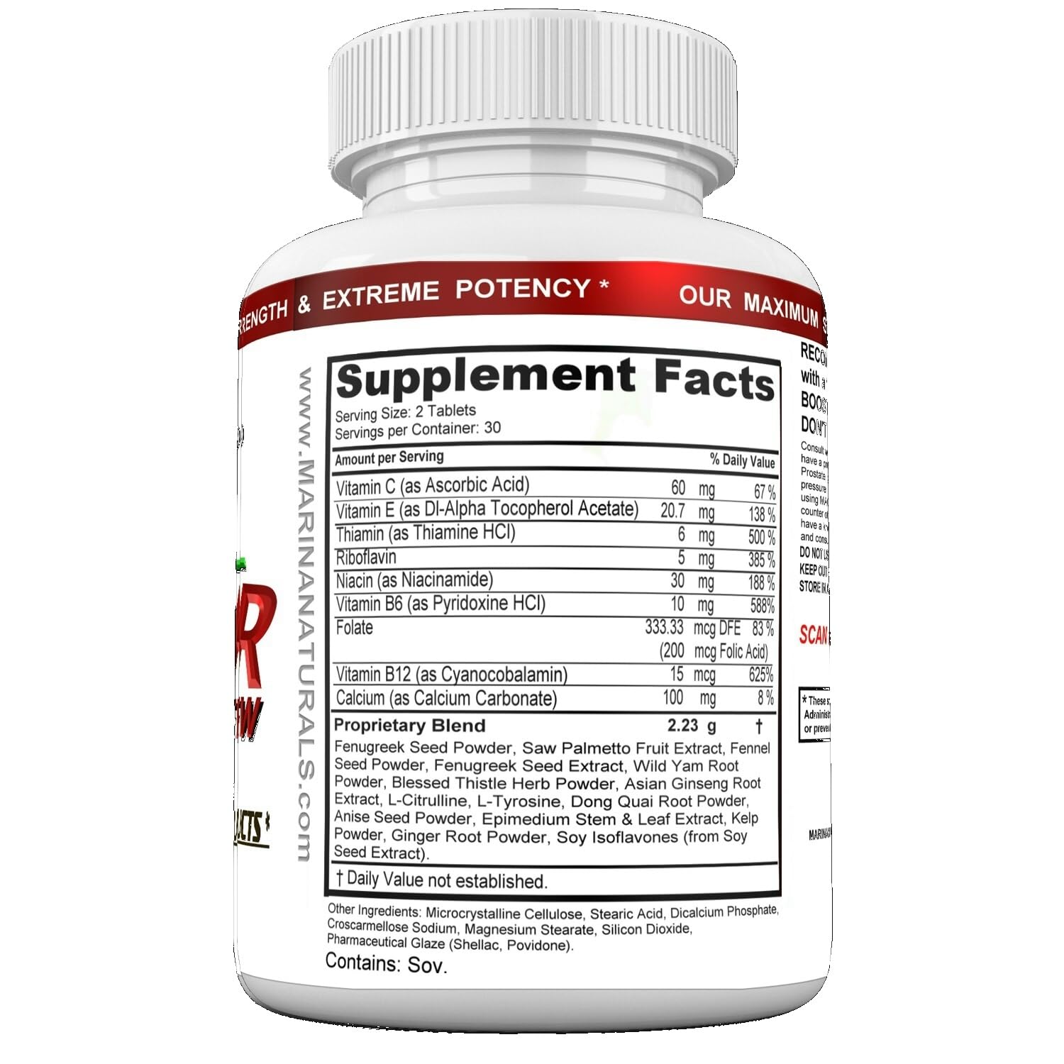 Graphic of CURVIMORE BOOSTER ingredients Biotin, Hyaluronic Acid and Collagen