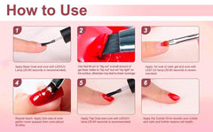 CurvLife soak-off gel polish compatible with UV/LED lights for easy removal