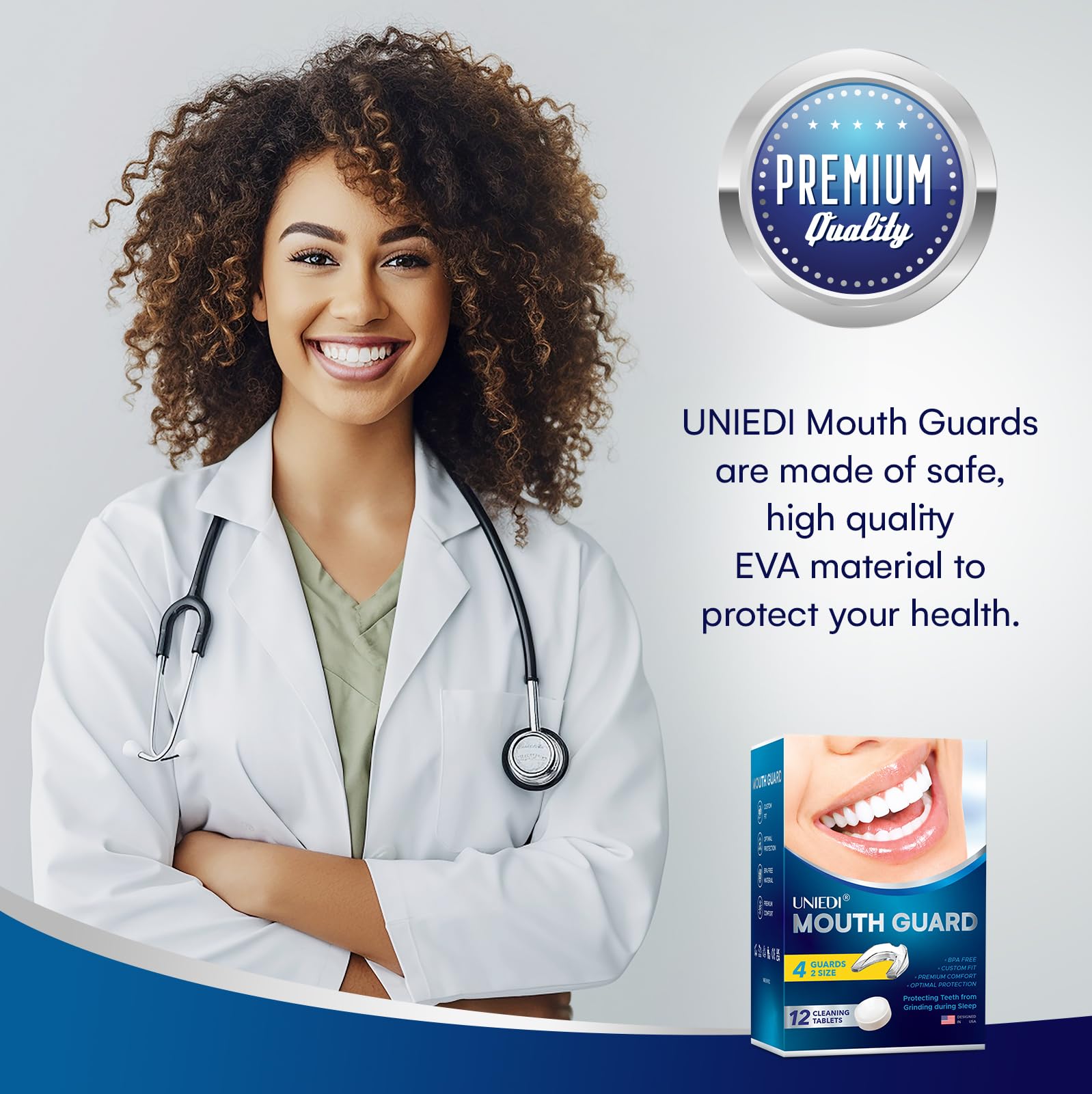 Home molding of custom-fit mouth guard