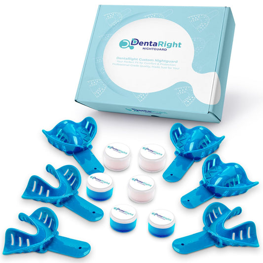 Molding kit used on upper teeth for custom mouth guard