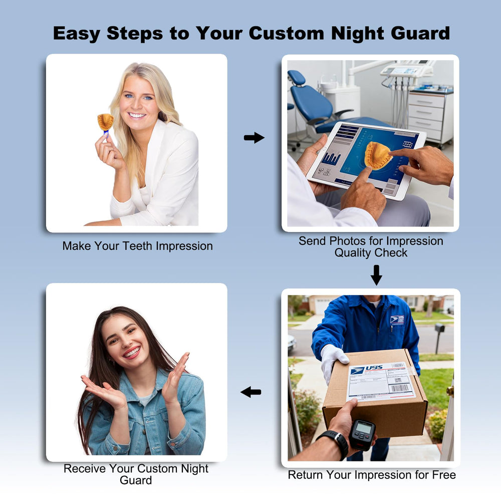 Custom night guard thickness option 2.0 mm