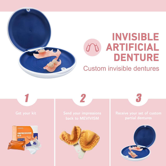 Partial dentures for 1–tooth replacement with natural shade matching
