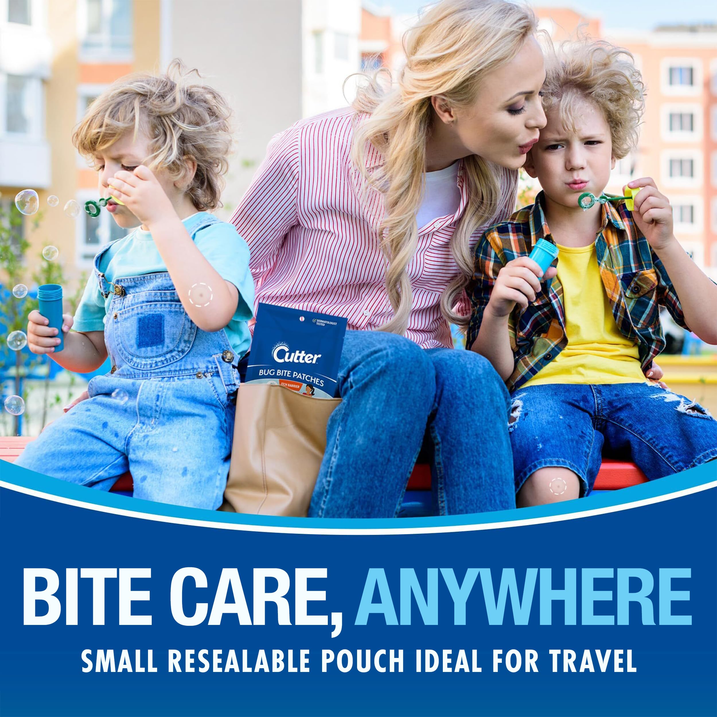 Fragrance-free Cutter Bug Bite Patches with no overpowering scent