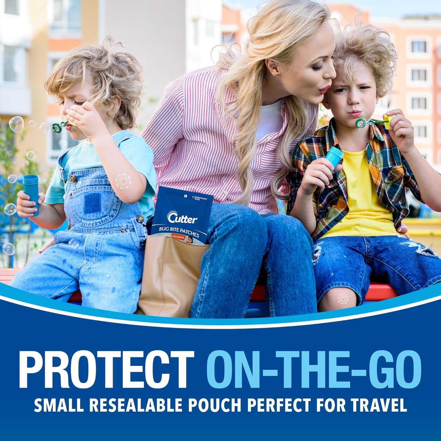 Cutter Bug Bite Patches vegan and fragrance free for sensitive skin.