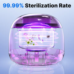 4 UV lamps inside the cleaner for sterilization