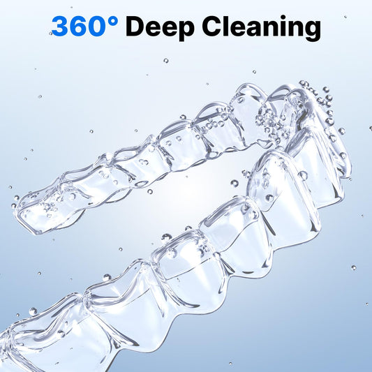 Interior view showing cleaning chamber with 200ml capacity