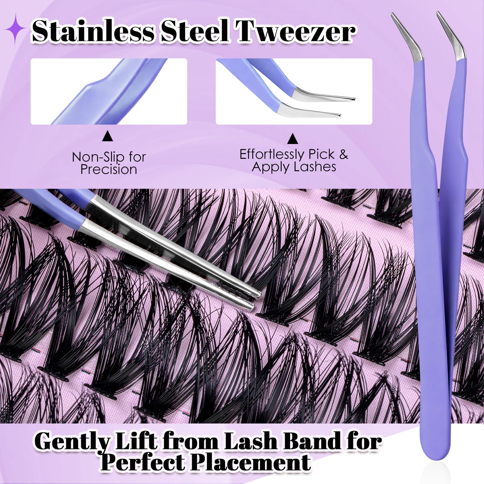 CyanoooGenesis all-in-one kit includes 640 clusters, glue, and tweezers.