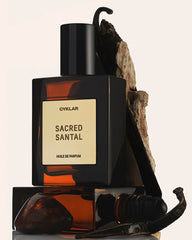 Close-up of CYKLAR Sacred Santal perfume oil rollerball