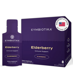 CYMBIOTIKA Elderberry Boost bottle and packaging