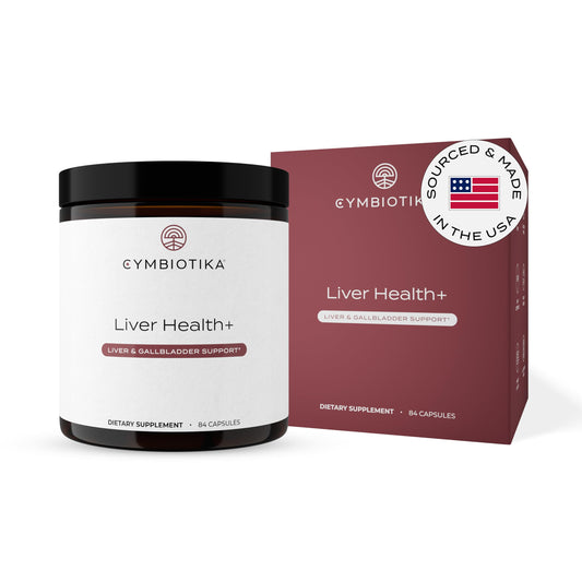 CYMBIOTIKA Liver Health+ bottle label