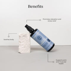 CYMBIOTIKA Magnesium Oil Spray bottle - back label with ingredients
