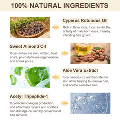 Cyperus Rotundus Oil may help reduce hair regrowth over time.
