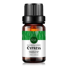10ml Cypress essential oil bottle with label