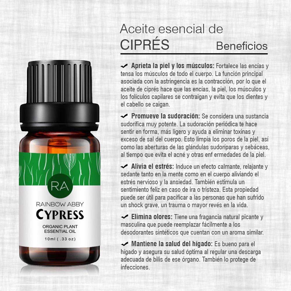 Dropper dispensing Cypress essential oil