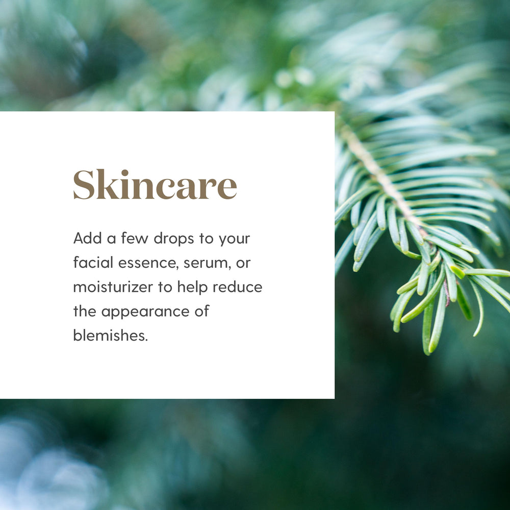 Young Living Cypress Oil skin-care routine nurtures a refreshed complexion.