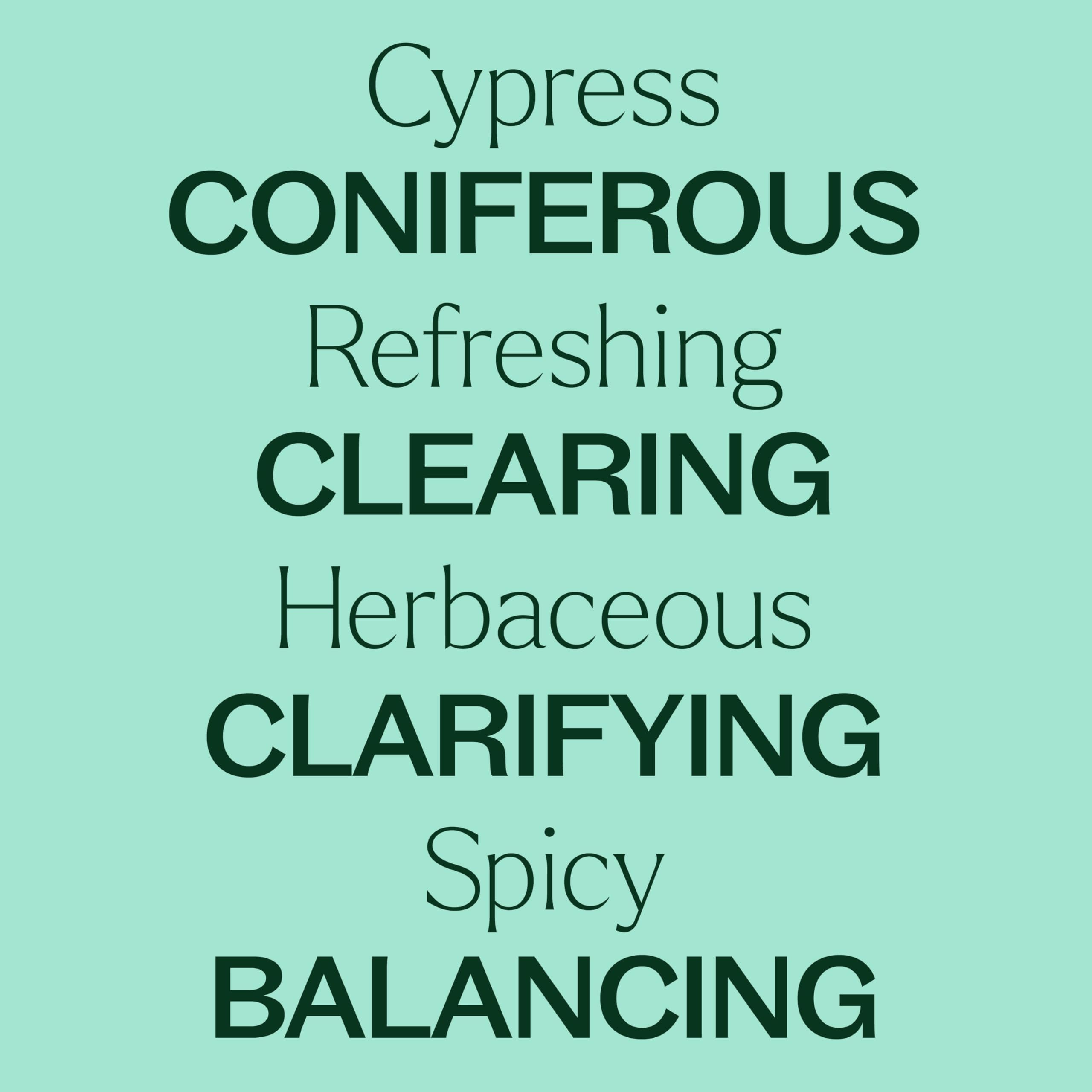 Cypress essential oil diluted for topical application
