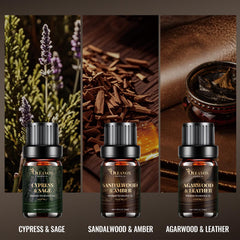 Cypress & Sage fragrance oil bottle (10ml)