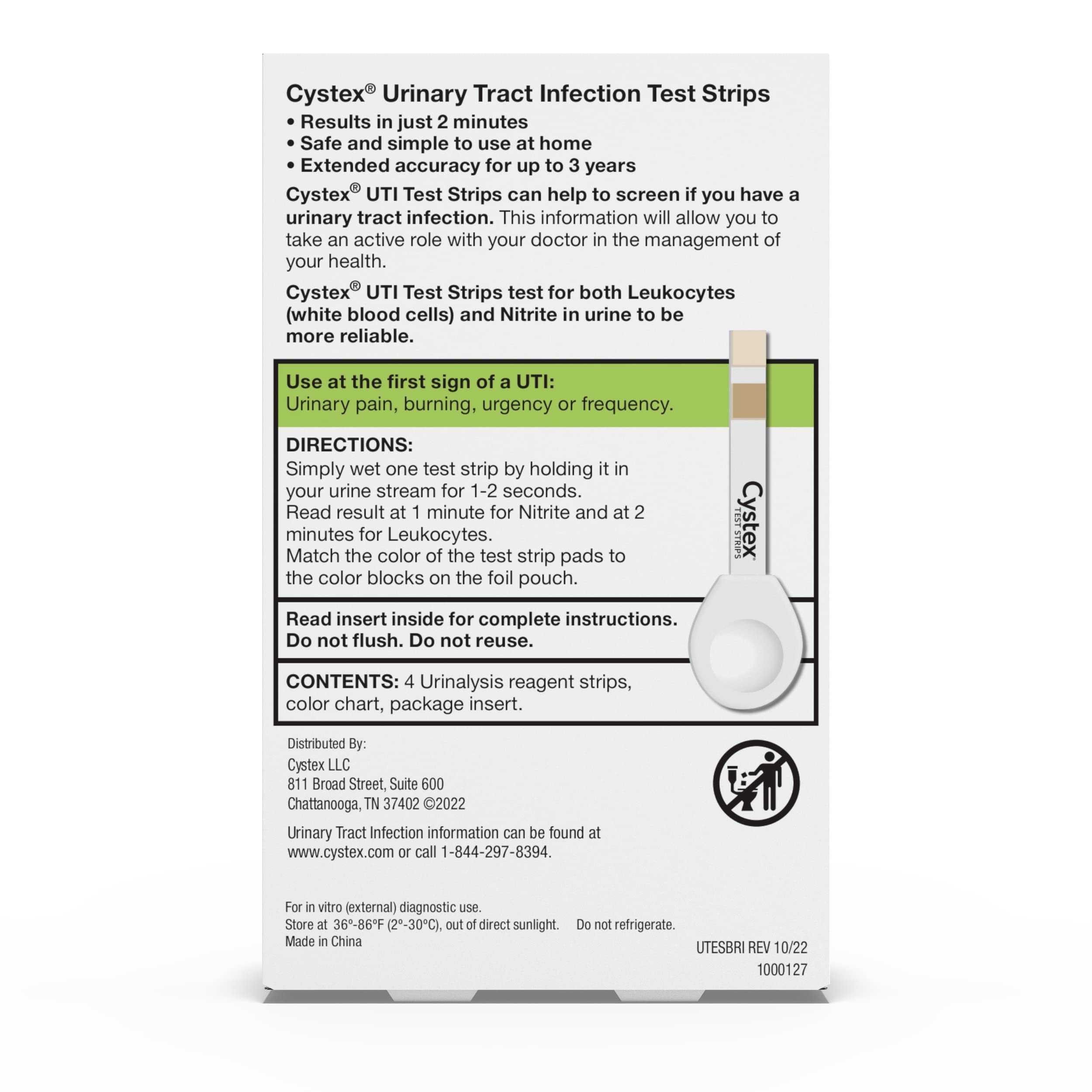 Cystex UTI care line cranberry supplements