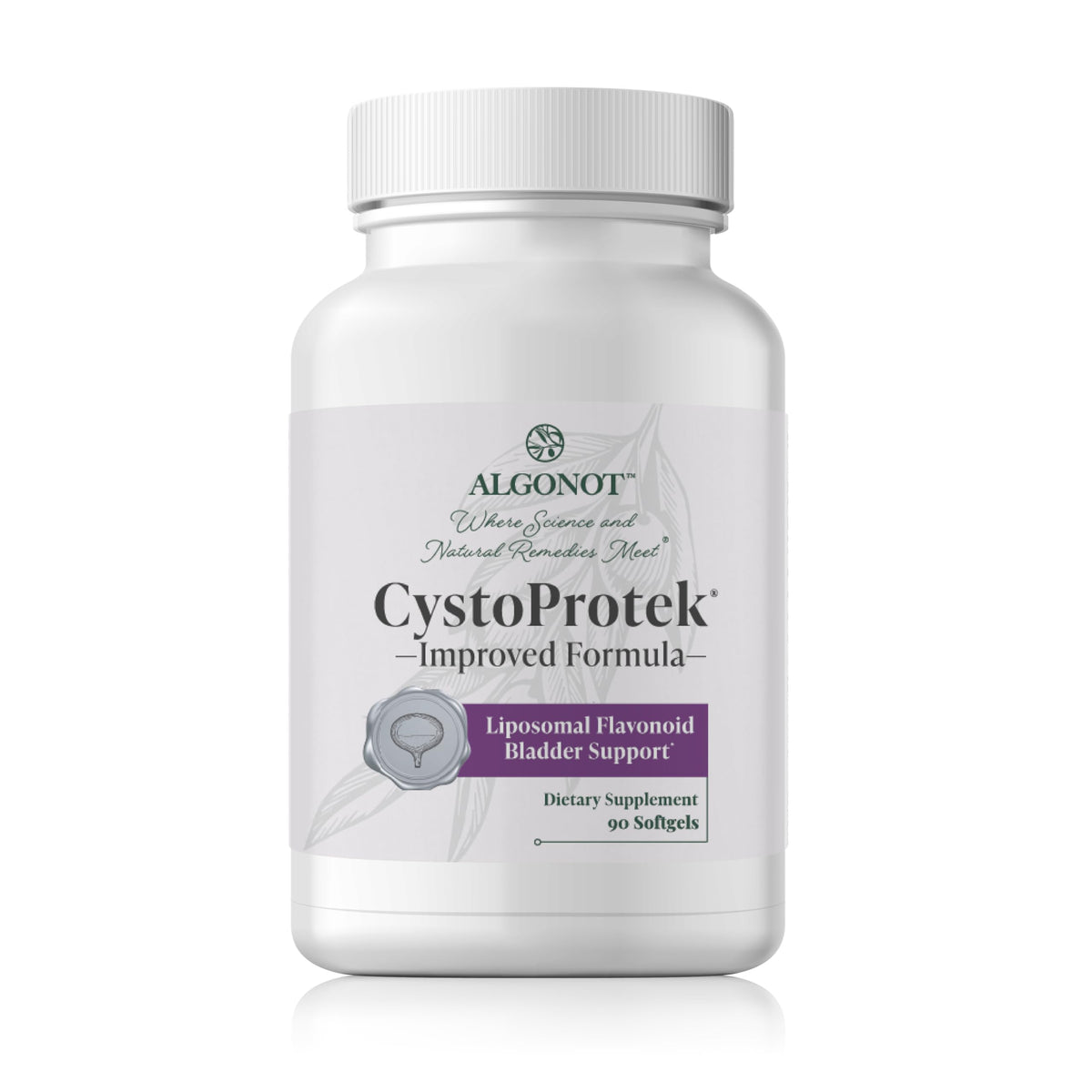 CystoProtek 120 capsules packaging