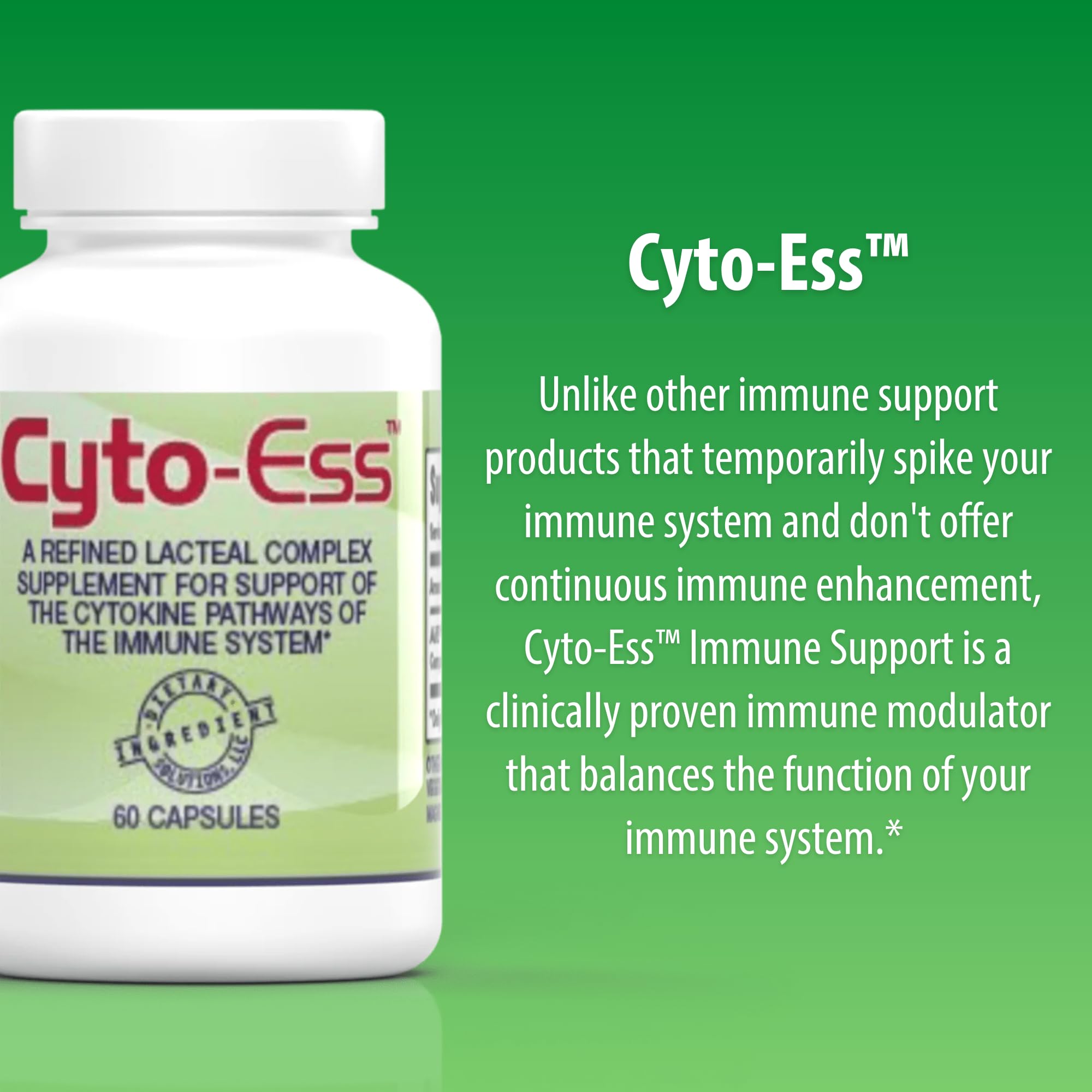 Cyto-Ess bottle with dosage directions